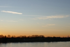 Niehl vor Sonnenuntergang
